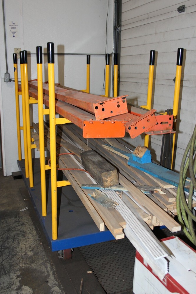 3x6 Rolling Metal Cart