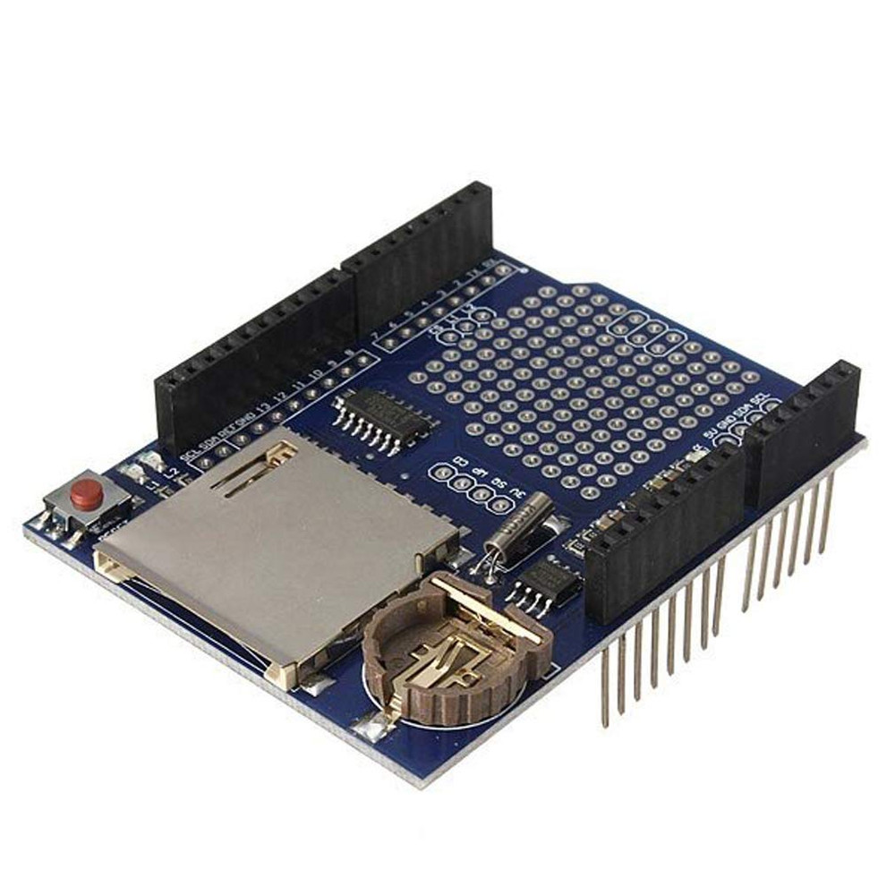 Data Logger Module Logging Shield Data Recorder Shield for Arduino UNO W/Sd Card