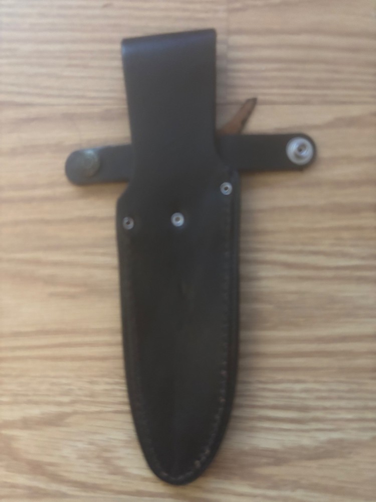 UNBRANDED BLACK 5" FIXED BLADE BELT LOOP CASE WITH CLOSE LOOP