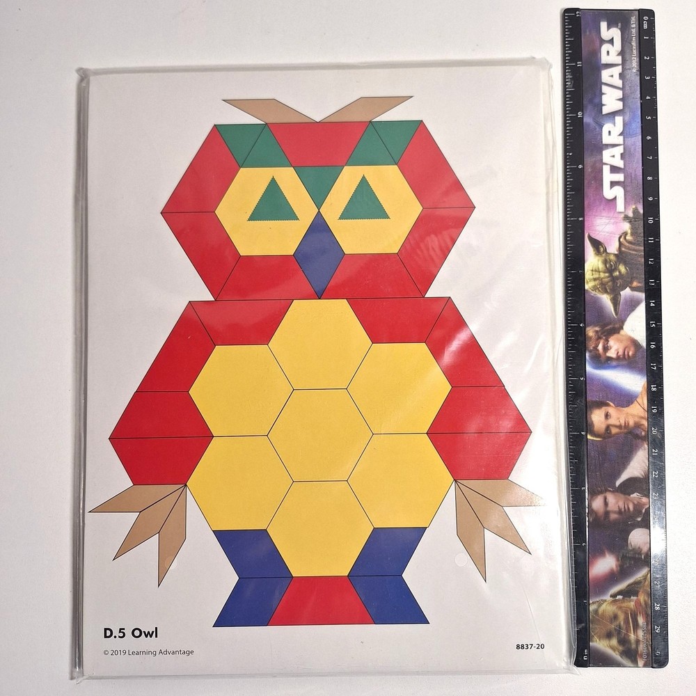 Pattern Block Activity Cards Tangrams Pre K Grade 3 Shapes Learning Advantage