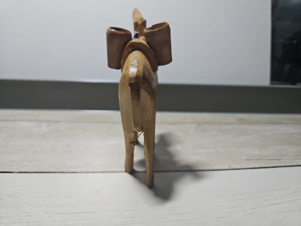 Israel Olive Wood Camel With Jugs