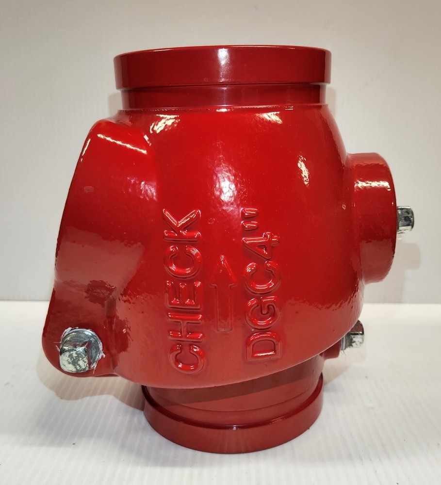 4" GROOVED CHECK VALVE WP 300PSI