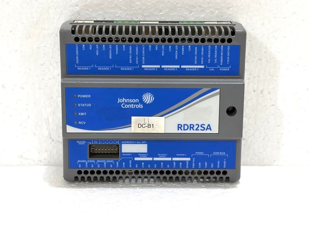 Johnson Controls RDR2SA S300-DIN Access Control Module Reader Alarm Terminal 24V