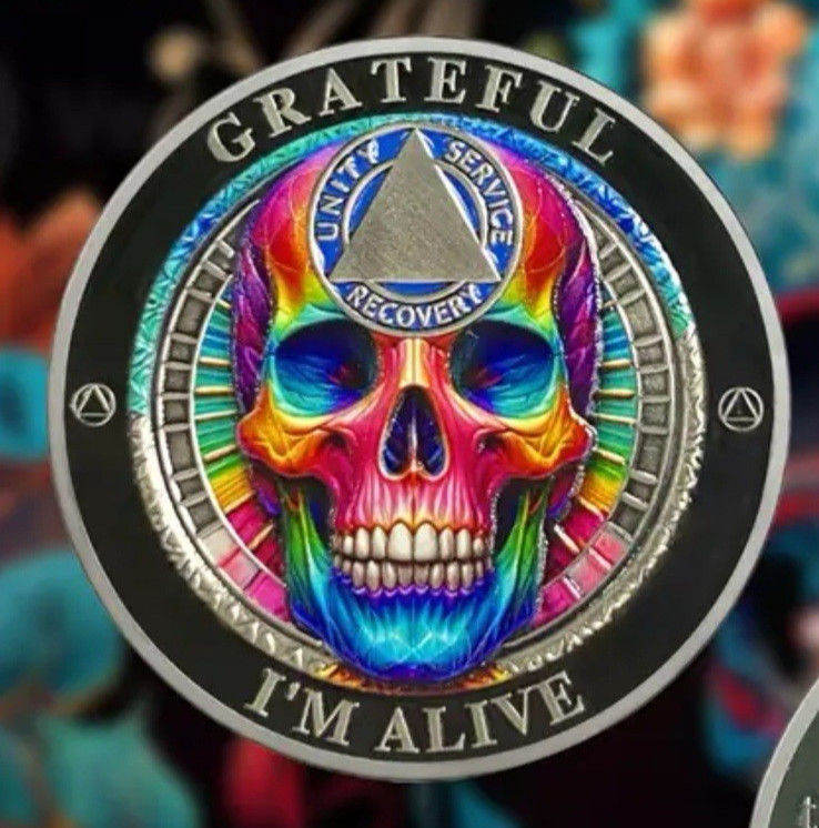 Grateful I'm Alive Novelty Coin