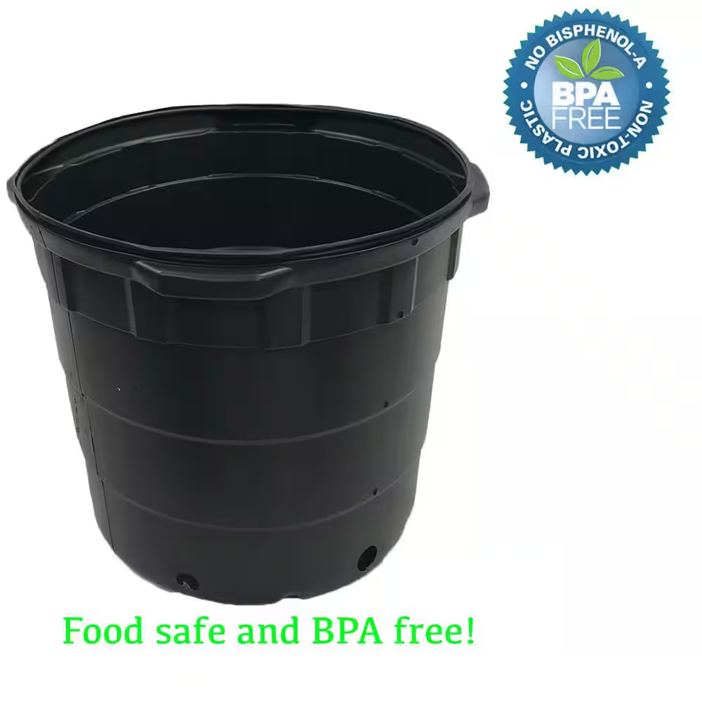 10 Gal. round Plastic Nursery Pots (20-Pack)