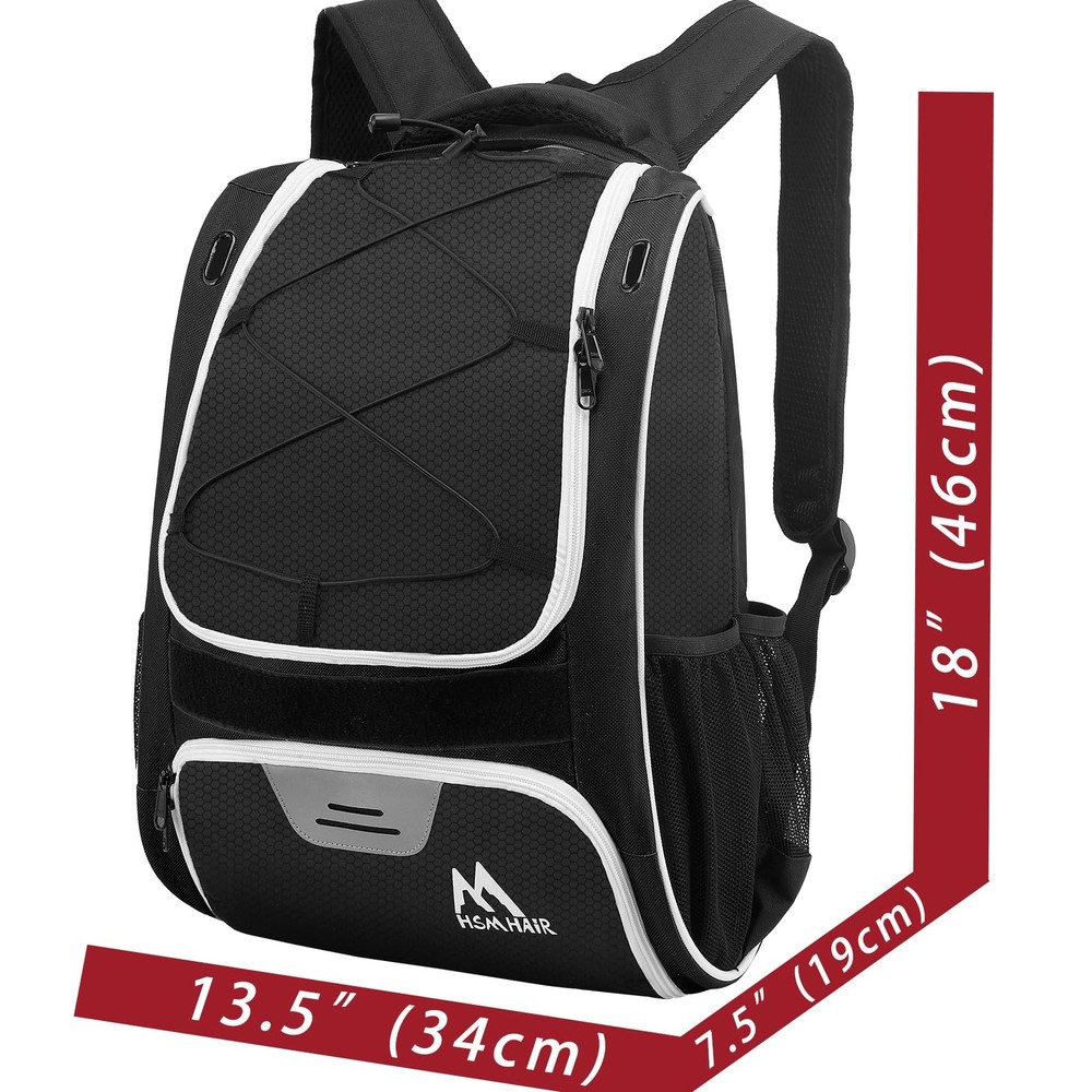 Baseball Bag - Baseball Backpack Holder for Baseball, Large Main Compartment,...