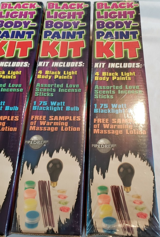Pipedream Black Light Body Paint KIT!