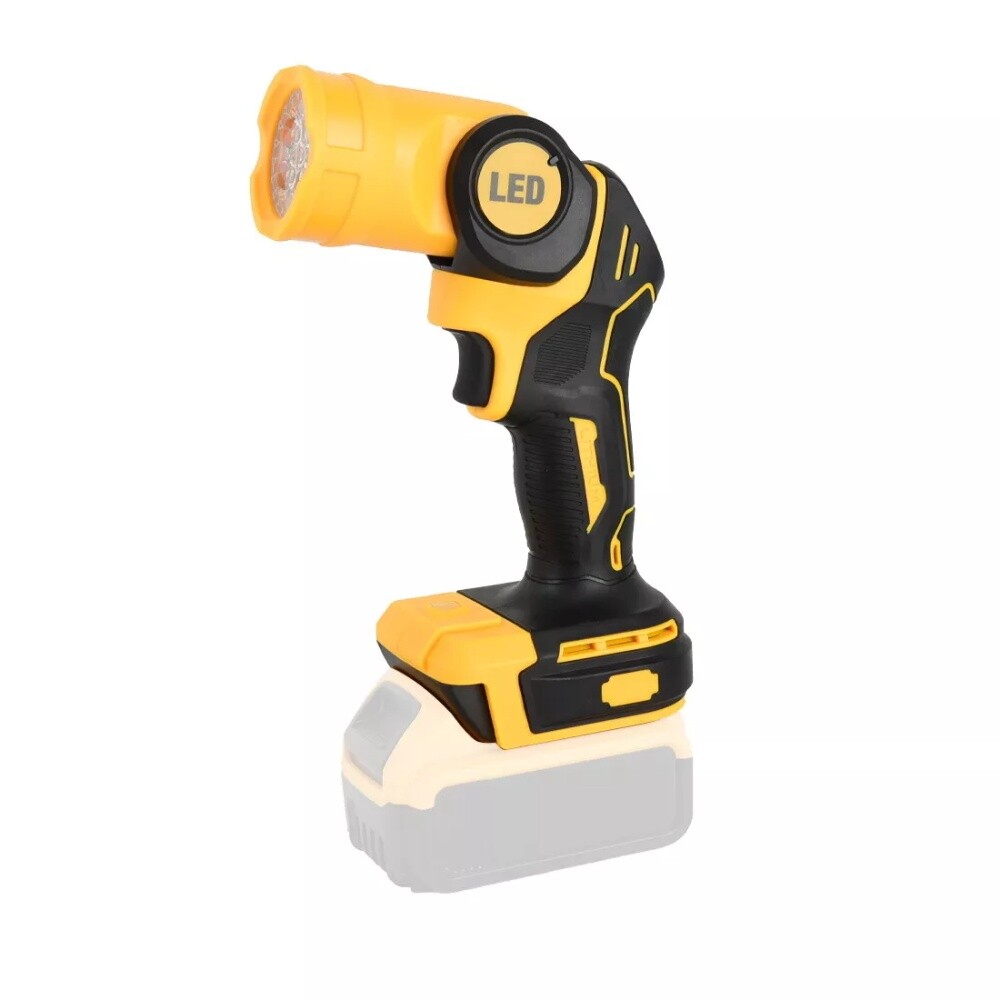 Cordless Work Light for DeWalt 20V Battery, 500LM Flashlight LED Work Light