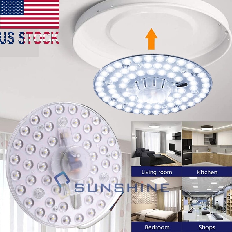 24W 6500LM Ceiling LED Light Replacement Engine Retrofit Ceiling Fan Light Kit
