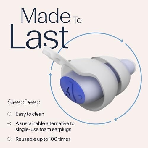 Alpine SleepDeep Multisize - Soft Ear Plugs for Sleeping and Concentration - New