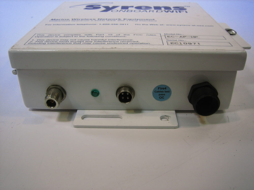 Syrens EC-AP-HP OnBoard WiFi Marine Wireless Network Box - Untested