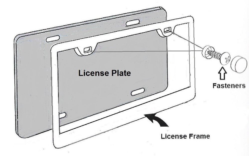 LEXUS 3D STAINLESS STEEL FRAME