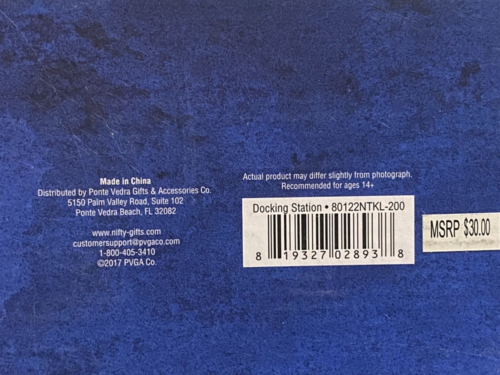 New Nifty Tabletop Docking Station Remote Caddy