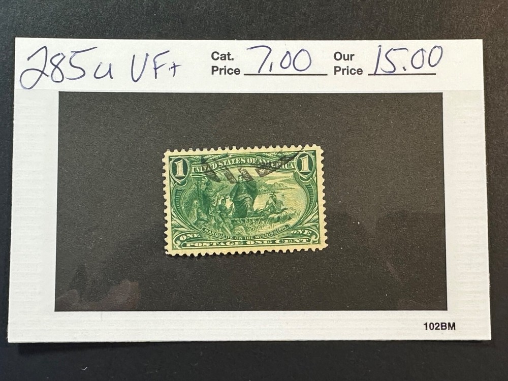 Scott # 285 VF+  2024 Scott Catalogue Value $ 7.00
