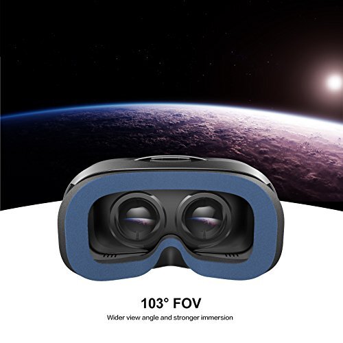 Destek V3 Virtual Reality Vr Headset With Magnetic Trigger, Nfc, Iphone 5 Cradle