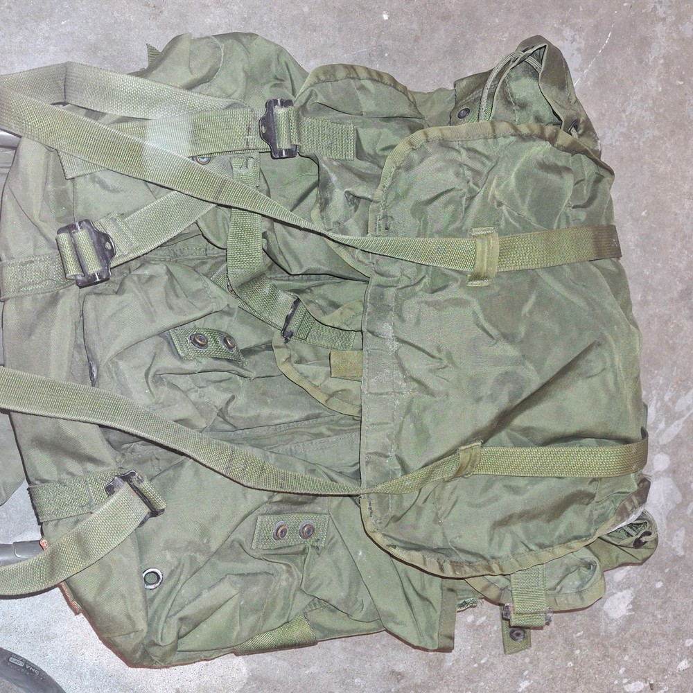 USGI Large ALICE Field Pack w Frame Complete Combat Backpack Rucksack Green