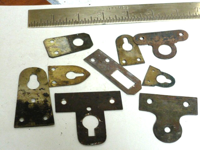 9 useful old-antique wall clock hangers (A)