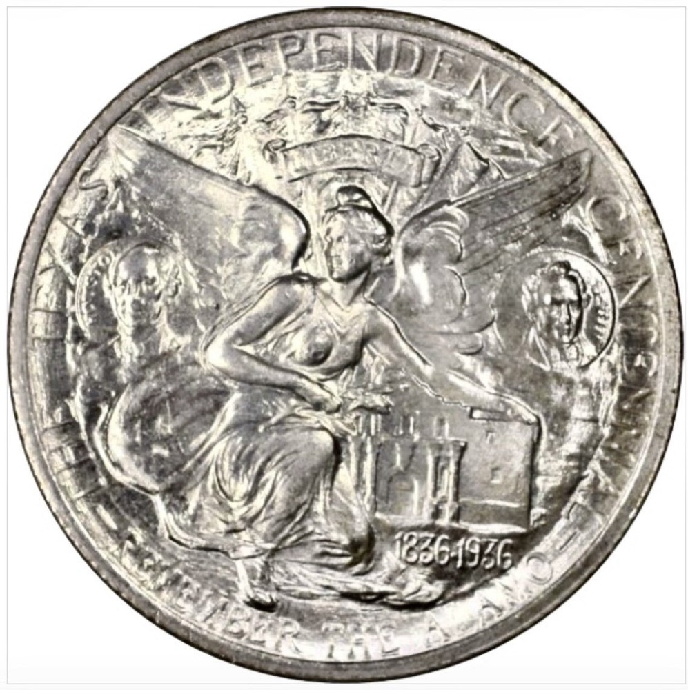 1935 TEXAS COMMEMORATIVE HALF DOLLAR PCGS MS67