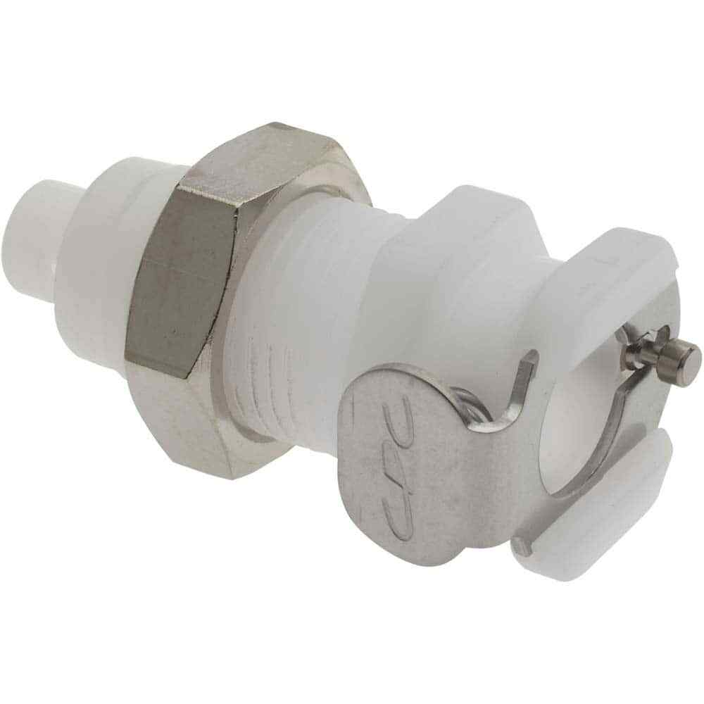 Colder PMC1601NA 1/8" Nominal Flow, 1/16" ID Panel Mount Hose Barb-Female Socket