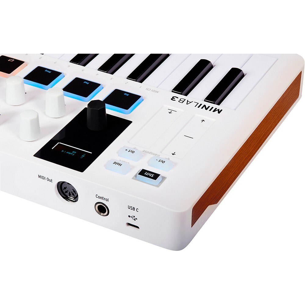 Arturia MiniLab 3 Hybrid Keyboard Controller White