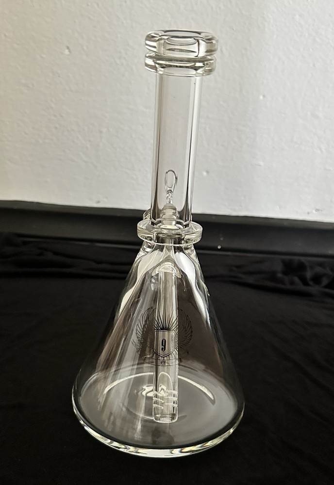 10” Hookah Water Pipe Beaker 9mm Thick Wall Heavy Glass