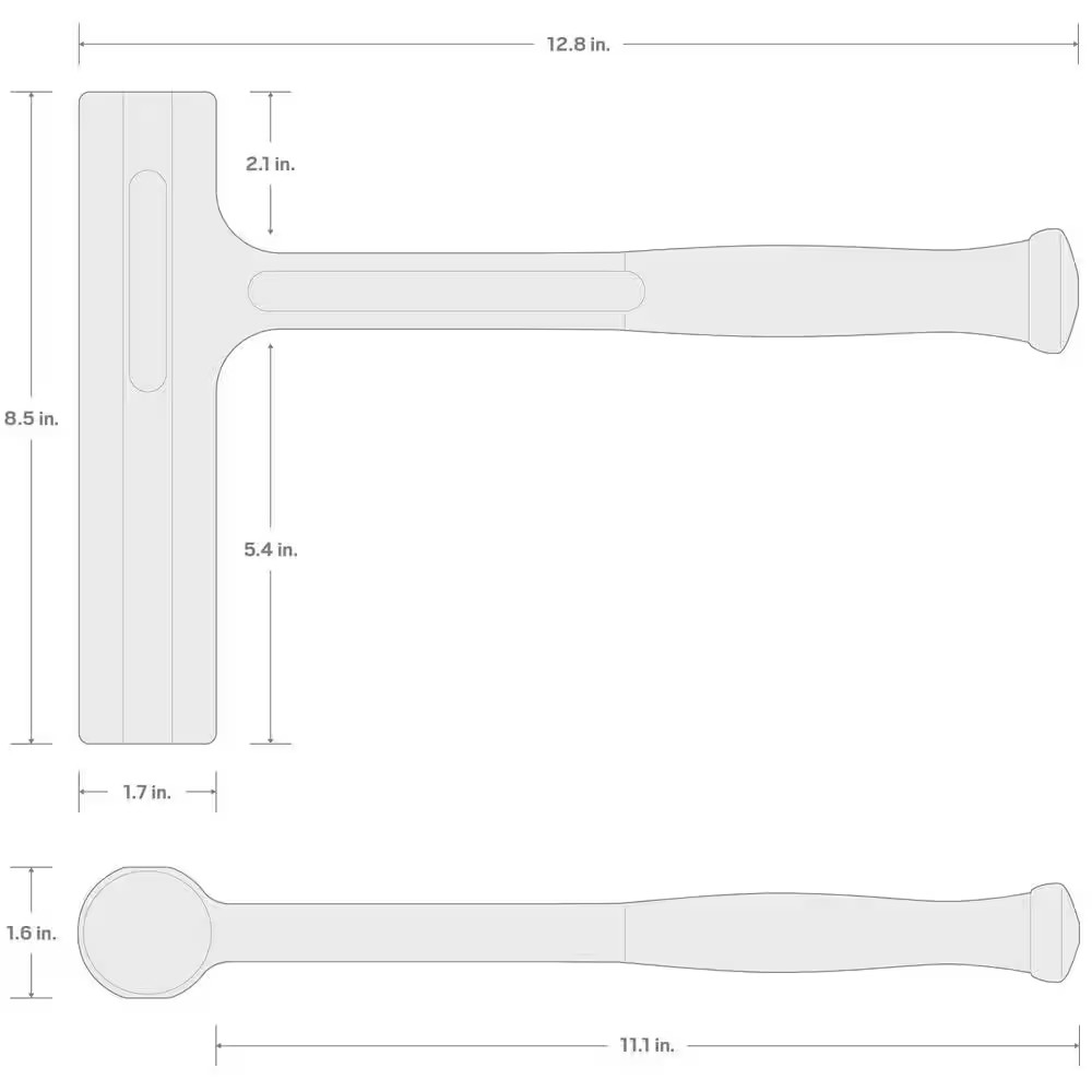 32 Oz. Dead Blow Piston Hammer
