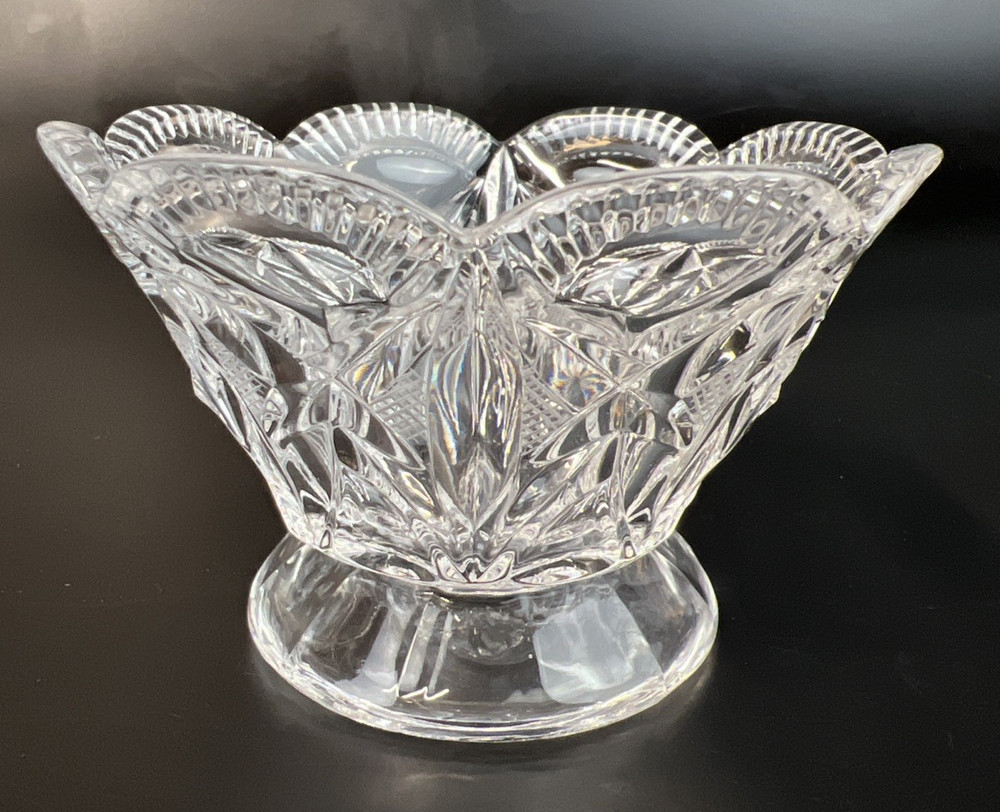 Crystal Creamer and Sugar