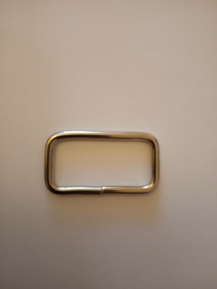 Metal Square Webbing Ring Width 25mm Rectangle Bag Ring 2 Piece Set