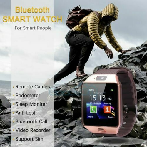 Christmas gift touch screen blue tooth smart watch make call text message