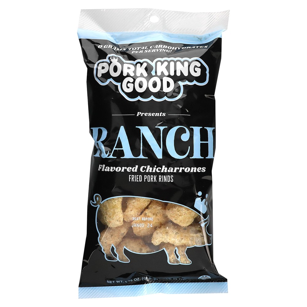 Flavored Chicharrones, Ranch, 1.75 oz (49.5 g)