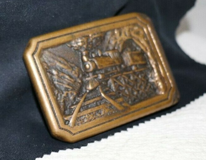 1975 T.E. Express Train Belt Buckle
