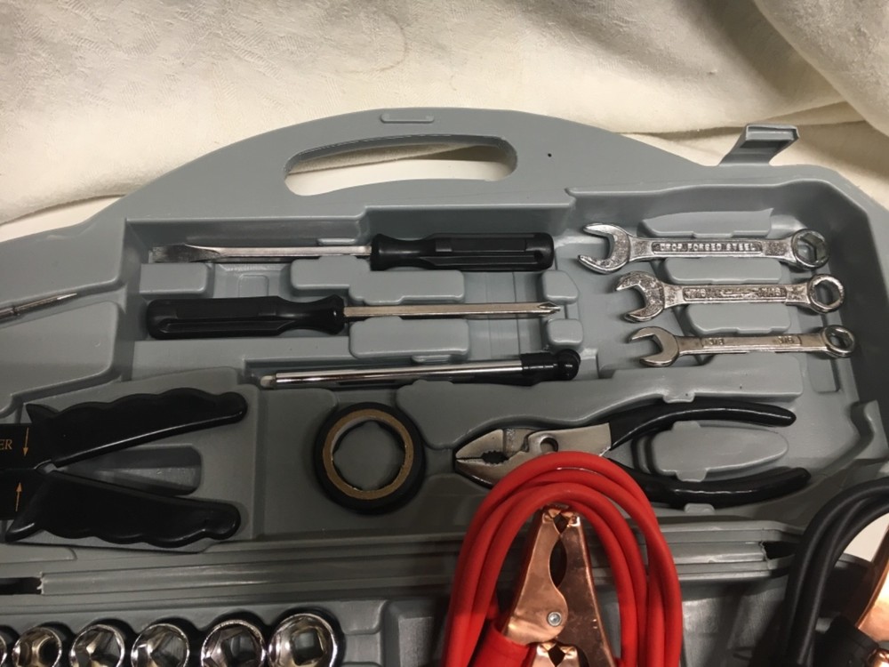 Emergency Roadside Safety Deluxe Tool Kit 32 piece