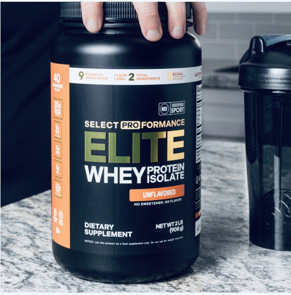 Elite Whey Isolate Unflavored 12 LBS