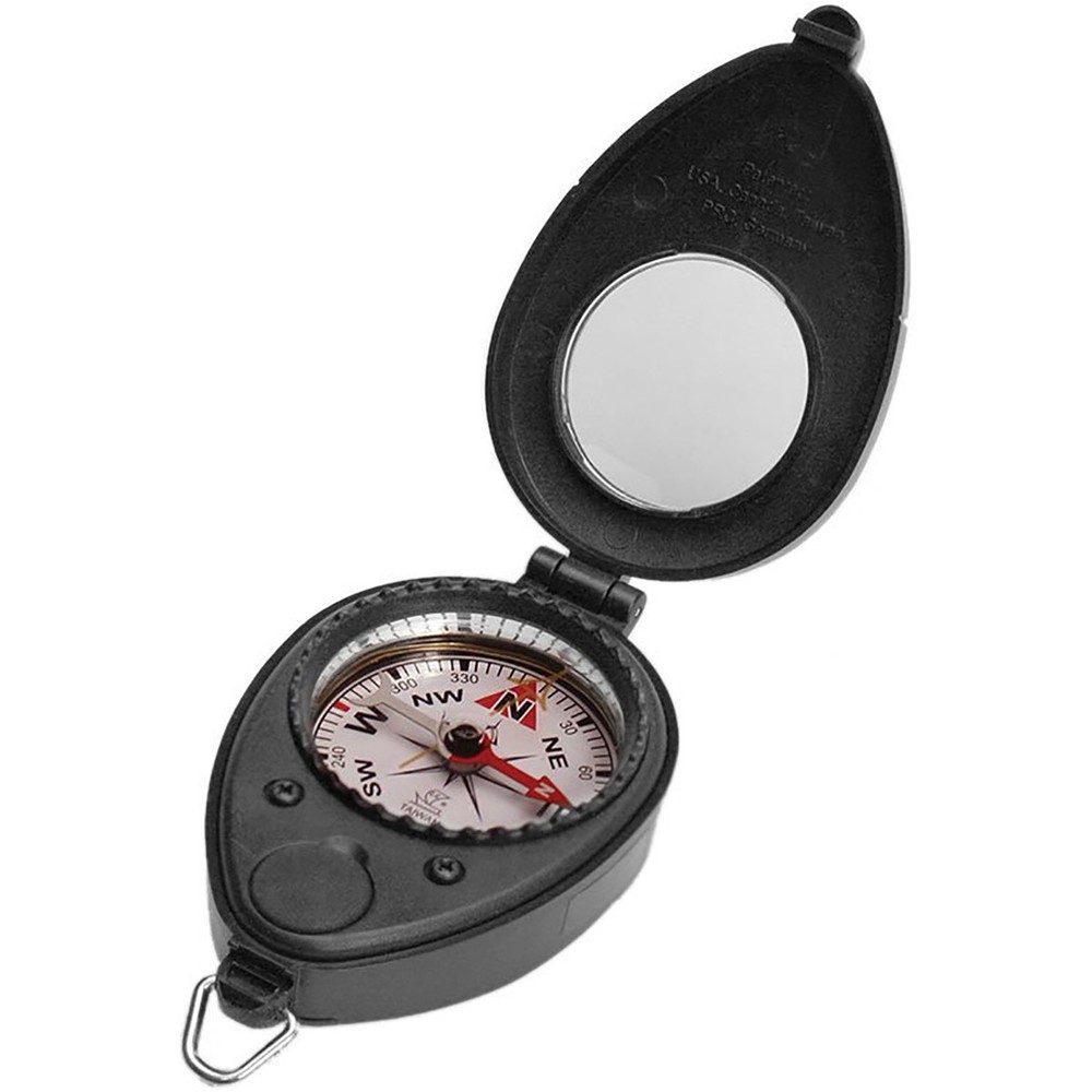 Coghlan's Compass with LED Light Illuminated w/ Built-in Magnifier, Folding Case