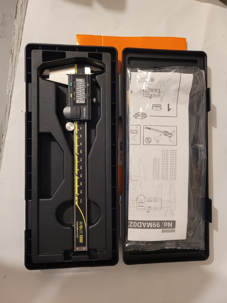 New 500-196-30 Mitutoyo Digital Caliper | 0-6" (150mm) | Absolute Encoder US