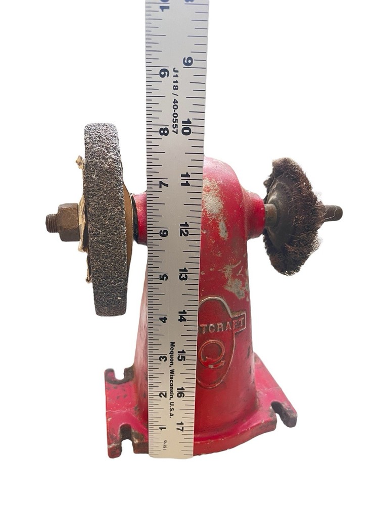 Vintage Westcraft Belt Driven Grinder Wheel