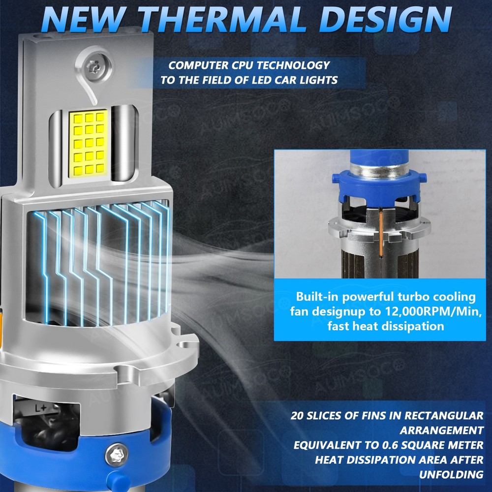 For Lexus IS250 2006-2015 LED Headlight Bulbs Hi/Lo Beam+Fog Light 72000LM 6500K