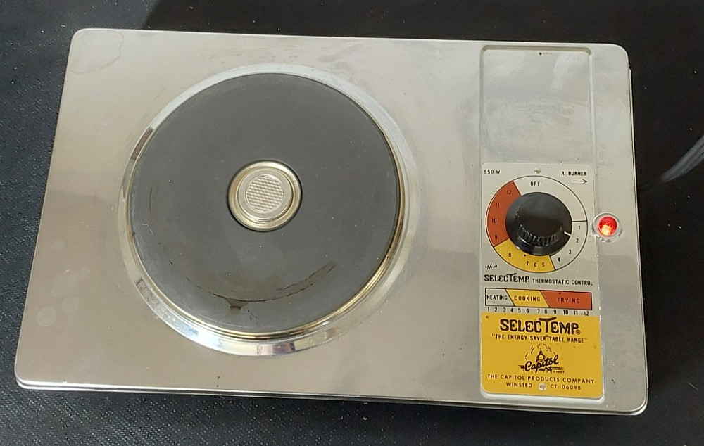 Capitol Commercial Single Burner Hot Plate Selectemp-TESTED & WORKING