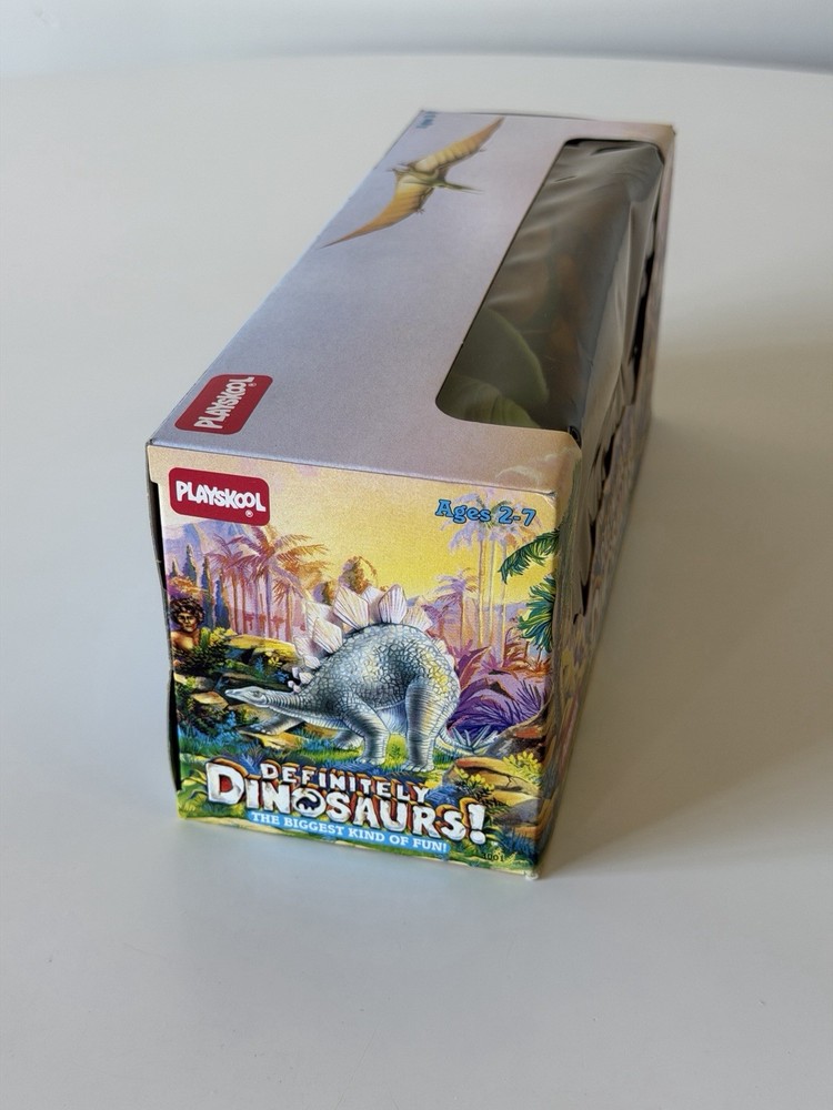 Vintage 1987 PLAYSKOOL Definitely Dinosaurs Protoceratops Open Box