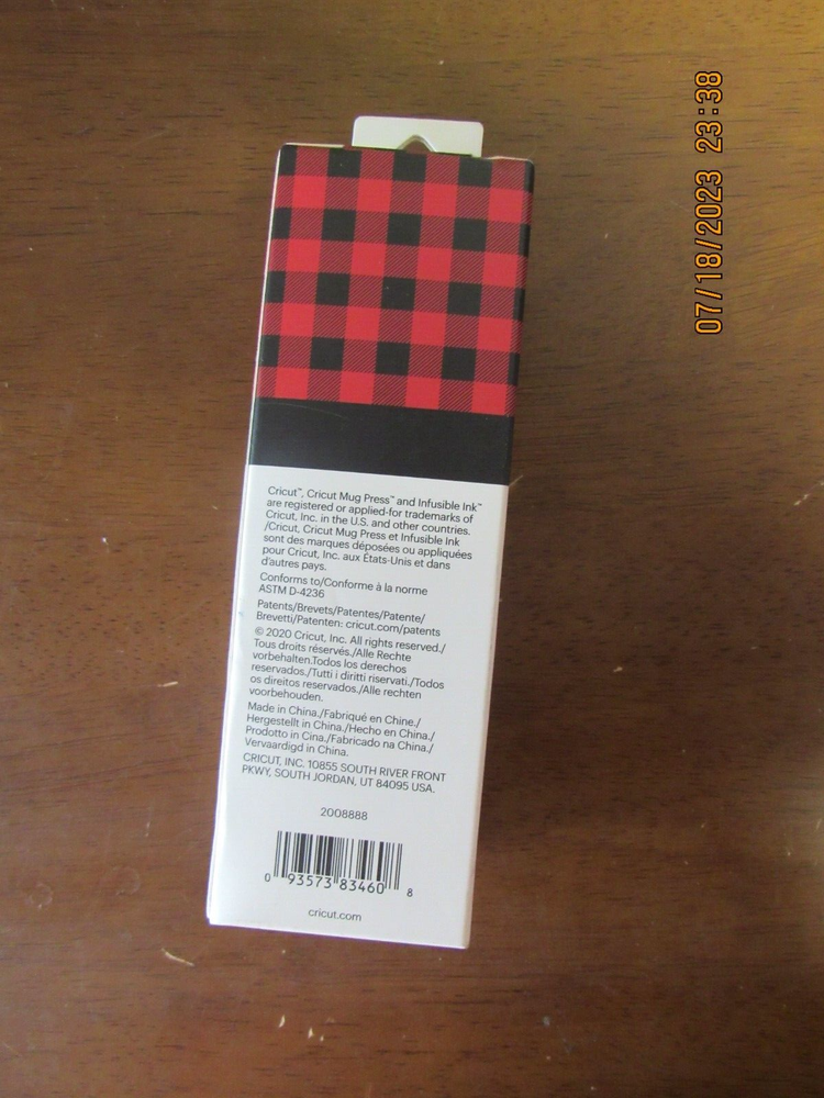 Cricut Joy Infusible Ink - Buffalo Check