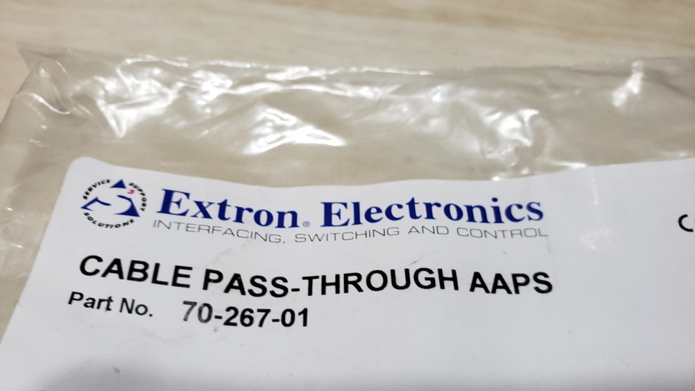 Extron AAP Cable Pass-Through 70-267-01 Black Right