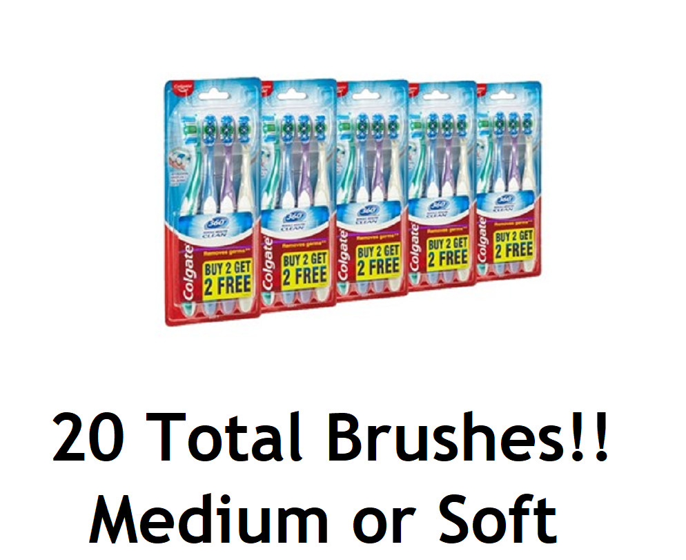 Colgate 360 Adult Toothbrush (Soft | Extra Soft | Medium)
