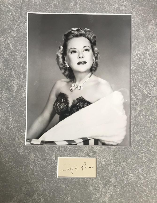 Sonja Heine- Signature Matted Nicely
