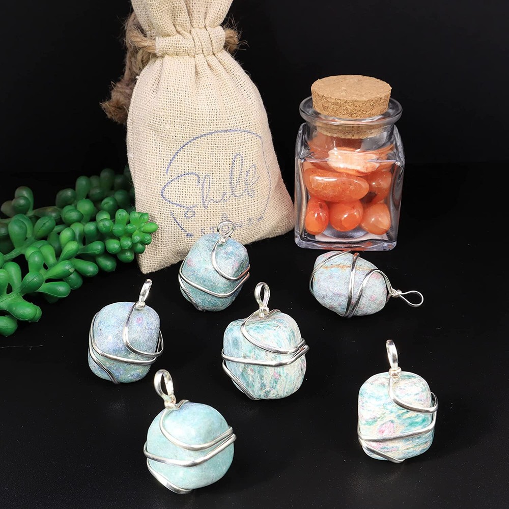 Ruby Fuchsite Crystal Necklace With Cord