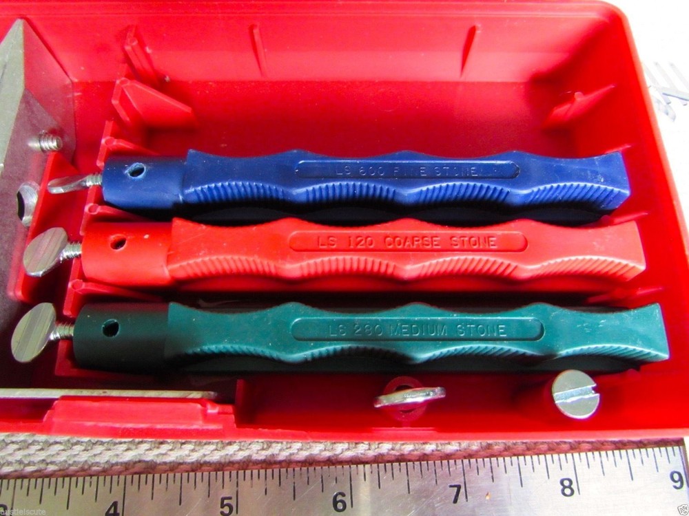Lansky Knife and Tool Sharpener Guide Stone Kit Lot