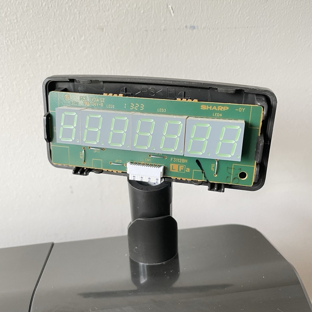 READ - Sharp XE-A23S Electronic Cash Register Thermal Print - Working (No Key)