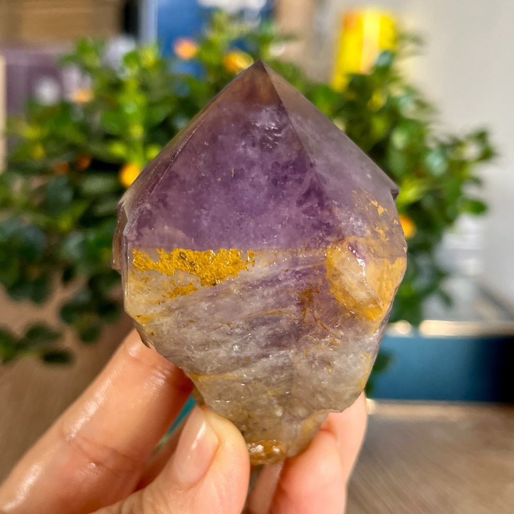 236g Natural Amethyst geode quartz clustercrystal specimen Healing