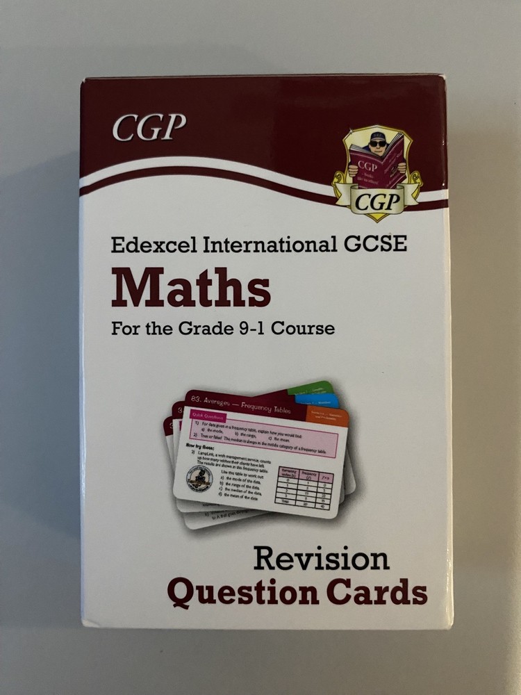 GCSE Edexcel International Maths Revision Question Cards CCP