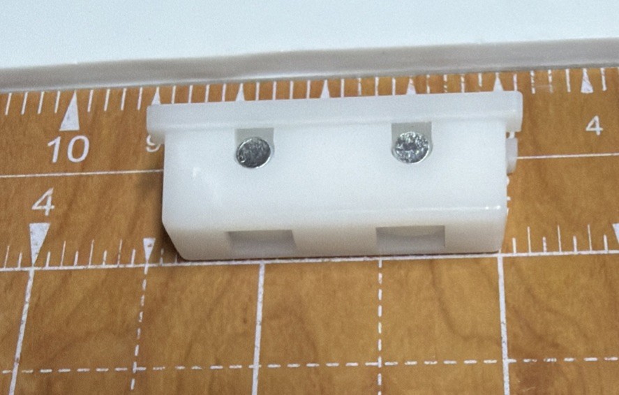 Vinyl Sliding Window, Roller with Duble Plastic wheels Cascade 1 Pair (2 PCs)