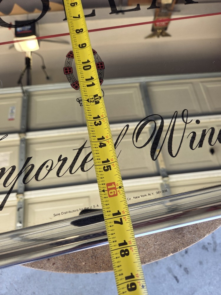 Vintage Italian Bolla Imported Wines Mirror